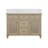 Ronnie 48" Single Vanity With White Carrara Quartz Top, Pre Assembled