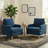 Accent Chair With Solid Wood Legs-111700368