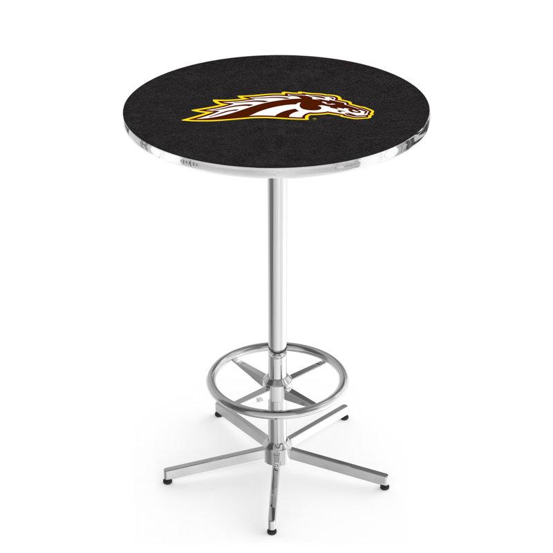 NCAA Round Dining Table, Western Michigan University
