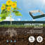 Galvanized Steel Garden Bed, 48.02" X 11.99", For Growing Greenery - , , Quick Setup