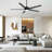 Beil Large Modern Ceiling Fan with Light Kit and Remote Control, 3 LED Colours, 6 Speed Noiseless DC Motor, 5 Plywood Blades, for Indoor/Covered Outdoor Use-1606988307-1595520269-1556980191