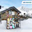 Support à skis pour garage
