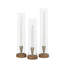 Harrison Candle Holder, Mango Wood, Set of 3-671551910