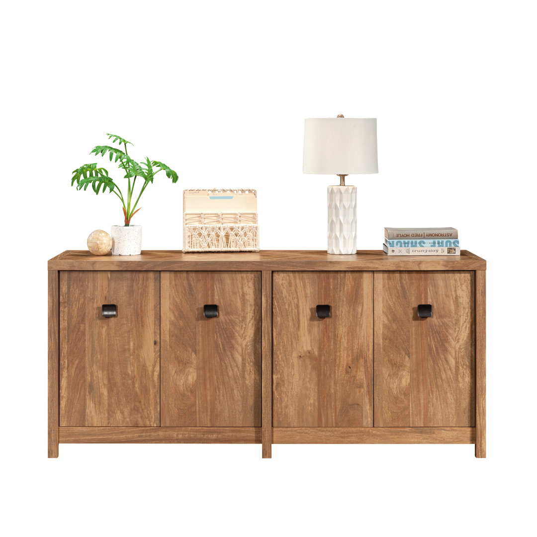 Darries 65.984'' Wide 2 - Shelf Credenza with Cable Management Loon Peak®