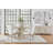 Pine Round Solid Wood Base Dining Table