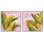 «Pink & Palms Leaves», ensemble de 2 giclées par Grace Popp