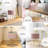 Modern Round Storage Ottoman Side Table-1039106707-1017851707