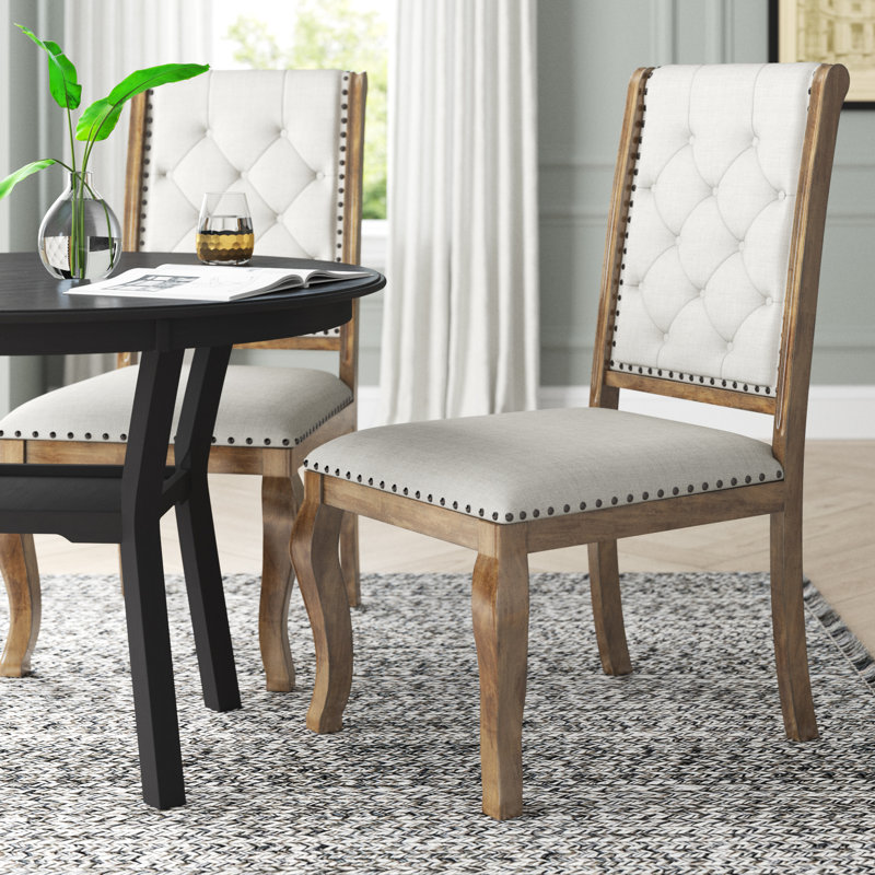 Chaise rembourrée Acworth, Brun orge