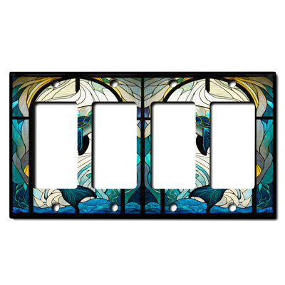 4 - Gang Rocker Standard Wall Plate