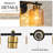 2-Light Hammered Glass Vanity Light-179080879