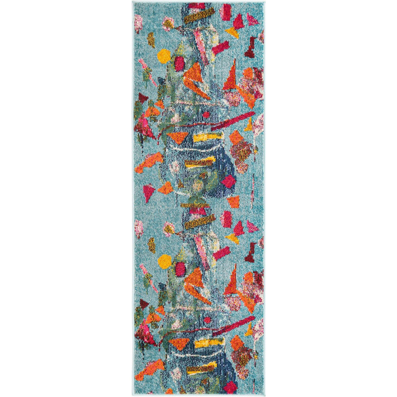 Azelea Abstract Indoor Rug, Runner 2' x 6'