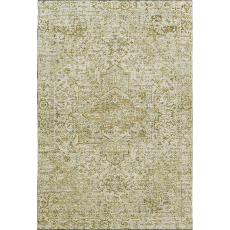 Premium Machine Washable Verlin AMF1767 Global Rug, Rectangle 5' x 7'6"