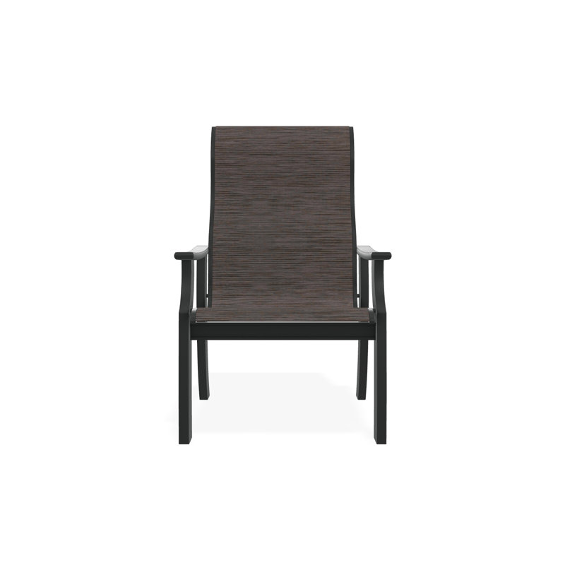 St. Catherine Polymer Outdoor Lounge Chair, Graphite, Destiny Steel