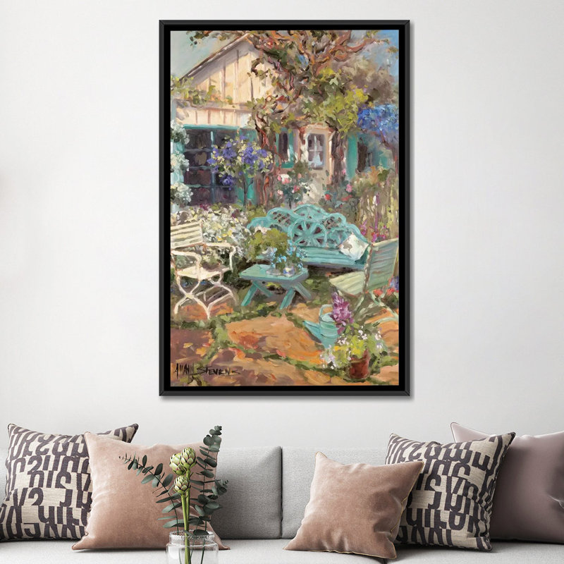 « côtière de l’artisanat », impression sur toile, H 26 po x l 18 po x P 1,5 po, Toile avec cadre noir, Pas de tapis