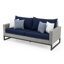 Sunbrella Outdoor 78In. Sofa - Grey-701807190-701807191