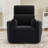 36.6" Wide Corduroy Power Lift Recliner Chair with Swivel -877352151