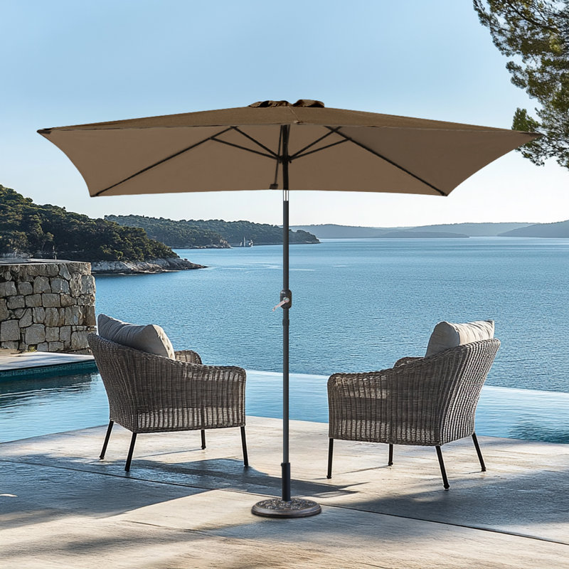 300cm Market Parasol, Brown