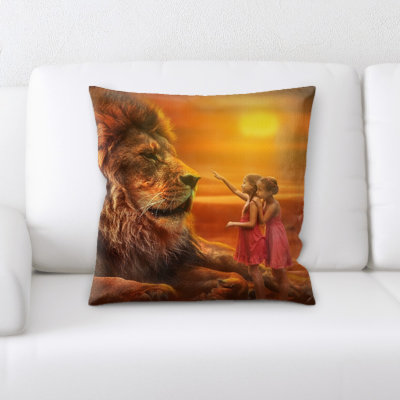 Coussin lion