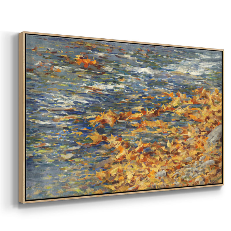 Autumn Creek, reproduction d'art sur toile encadrée, Naturel, H 37 po x l 25 po x P 2 po