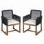 Ensemble de 2 chaises de salle à manger d'extérieur-854354382