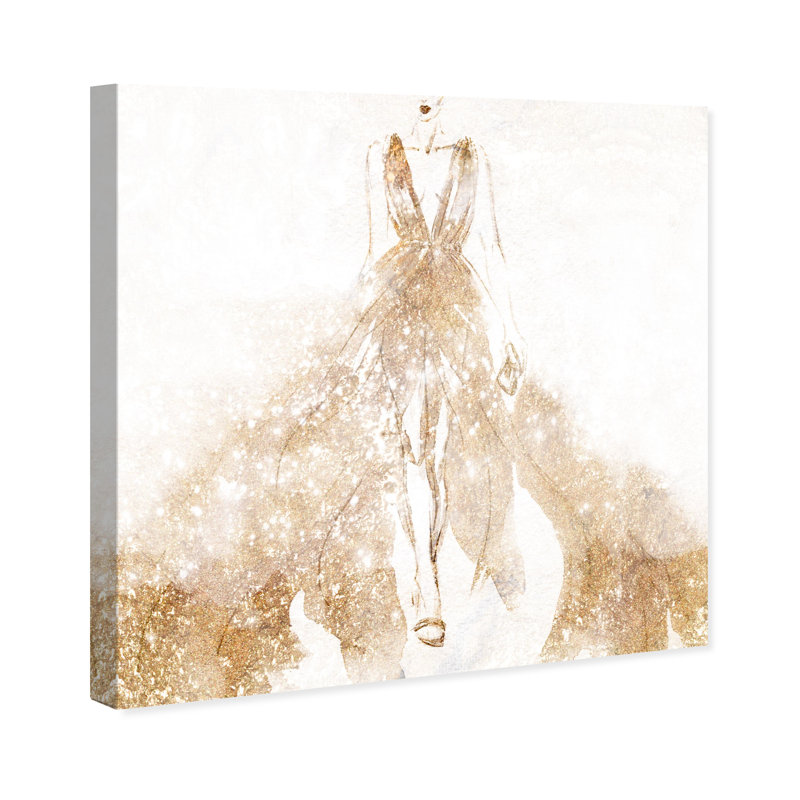 Night For Stars Glam - impression sur toile, H 54 po x l 54 po