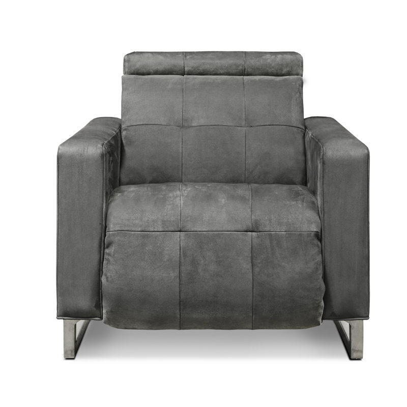 Casino Royale Power Recliner, Dark Walnut (Dreamer), Stainless Steel