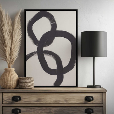 Reproduction d'art avec cercles en acrylique par Alisa Galitsyna
