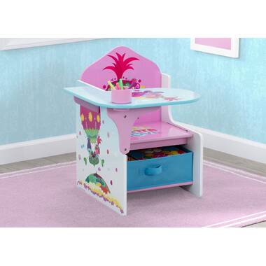 Thure Kids 47.5 Art Desk with Optional Hutch Mack & Milo Color: Dove Gray