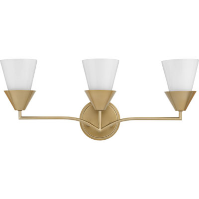 Three-Light Contemporary Vanity Light