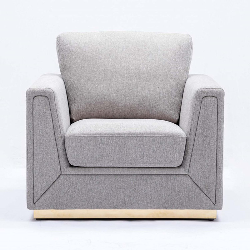 Chaise Valin, lin gris