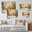 Golden Abstract - Abstract Acrylic Wall Art For Living Room-101526236