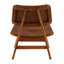 Quintero Teak Wood Occasional Chair, Brown
