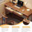 Bureau en bois massif avec tiroirs-429350999
