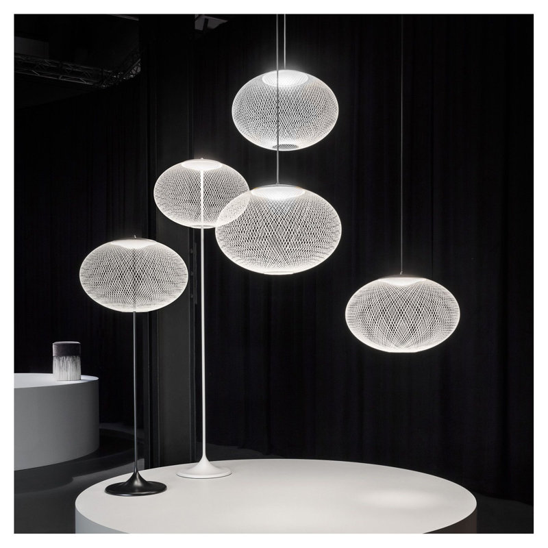 NR2 1 - Light LED Pendant, White, Medium