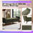 60'' Storage Bench With Mid-Century Wood Legs, Spacious Seating & Hidden Storage For Living Room & Bedroom
