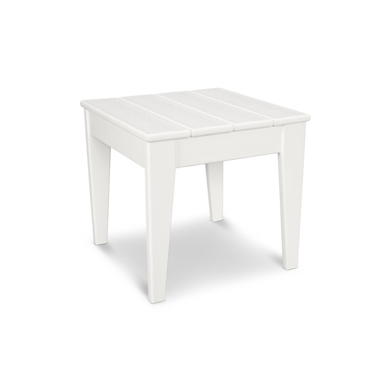 Newport 18" Side Table, White