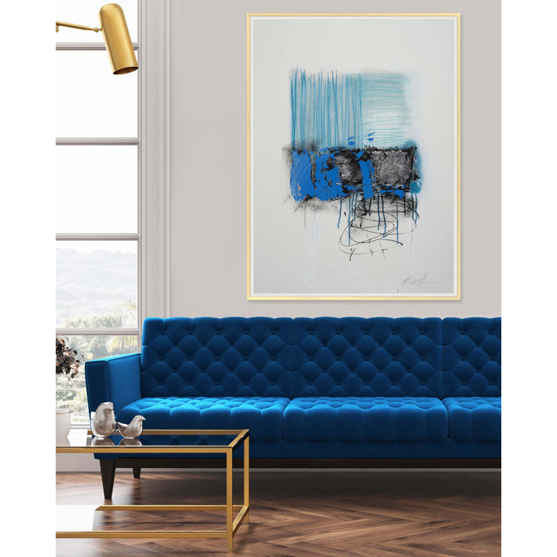Blue Lines 3 Print by Robert Robinson