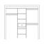 Système d'organisation avec tiroir SuiteSymphony l 84 po - l 120 po-31898817