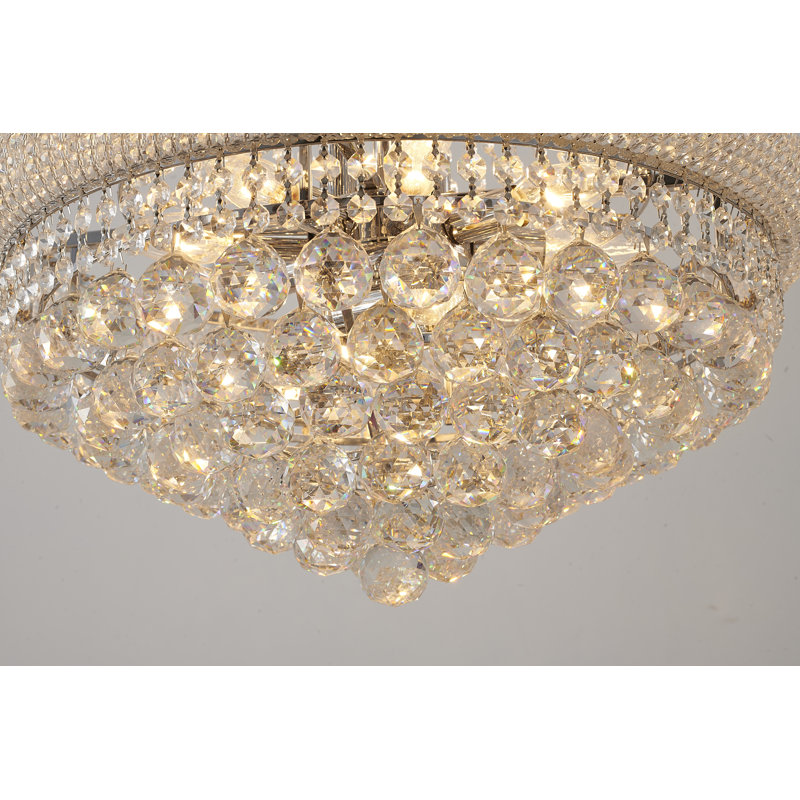 Lustre empire en cristal 13 lumières Traditional