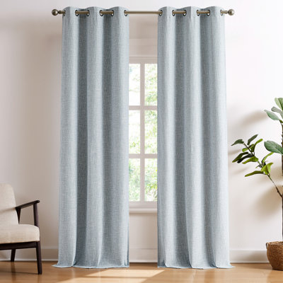 Brookstone Percy Blackout 2-Panel Window Curtain Set
