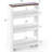 Slim Rolling Cart - 4 Tier Mobile Shelving Unit With Wheels For Kitchen, Bathroom, And Narrow Spaces