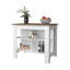  Table pour îlot de cuisine avec tablettes de rangement ouvertes et poste de travail Brooklyn-119307351-119307359-132834841