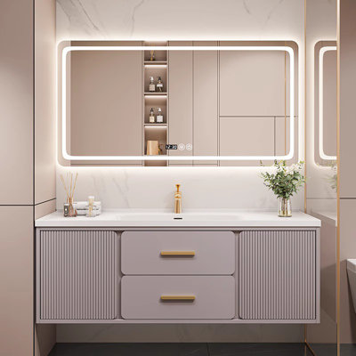 Light luxury modern simple bathroom cabinet