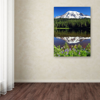 « rainier wildflowers » par pierre leclerc,, reproduction de photo sur toile