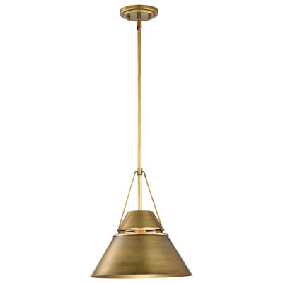 Luminaire suspendu conique à 1 lumière Maricarmen