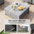 No-Assembly Chairs，4-Person Patio Furniture Set Durable Wicker Outdoor Sectional Seating Group Outdoor Conversation Sofa-123942999-123943000-124172012