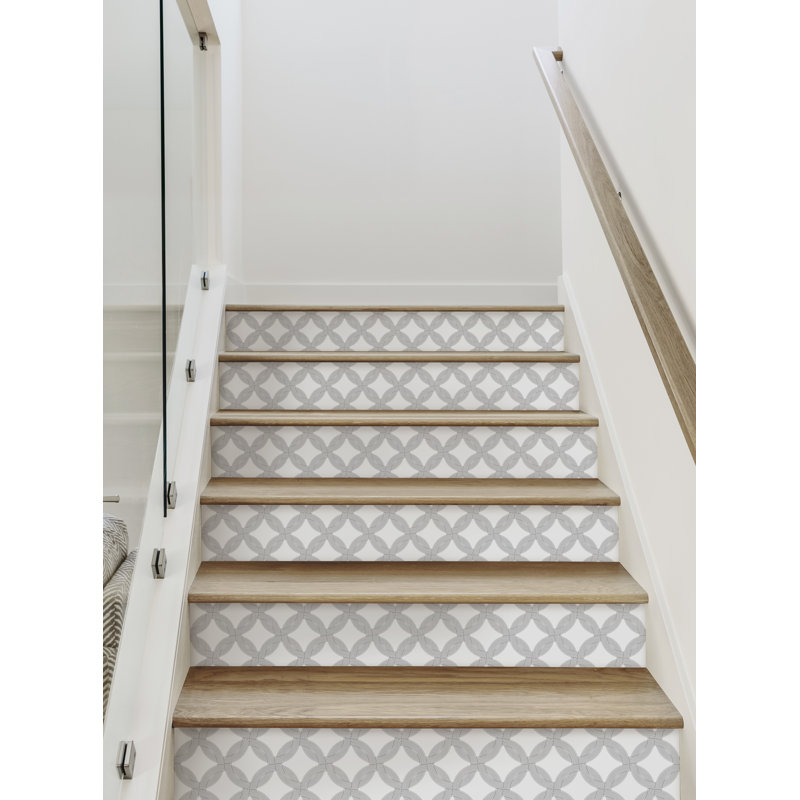 Adhésif décoratif anneaux emboîtables, H 7 pi 5 po x l 48 po