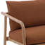 Aimee 65" Wide Outdoor Sofa, Sienna