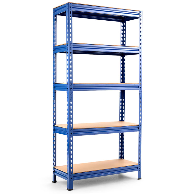 Tablettes de rangement Newquay, Brun / Bleu marine, H 60 po x l 30 po x P 12 po