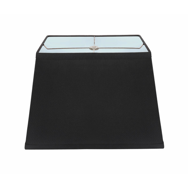 10'' H Faux Silk Fabric Rectangle Lamp Shade